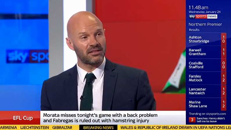 Danny Mills Has Nightmare On Sky Sports During Nations League Draw