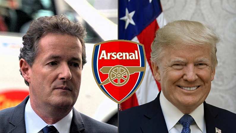 Piers Morgan Successfully Infuriates Every Arsenal Fan Ever