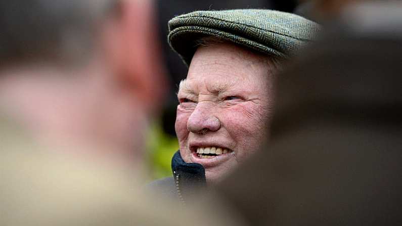 9 December 2012; Trainer Peter Casey, speaking to journalists, after he sent out Flemenstar to win the John Durkan Memorial Punchestown Steeplechase. Punchestown Racecourse, Punchestown, Co. Kildare. Picture credit: Paul Mohan / SPORTSFILE