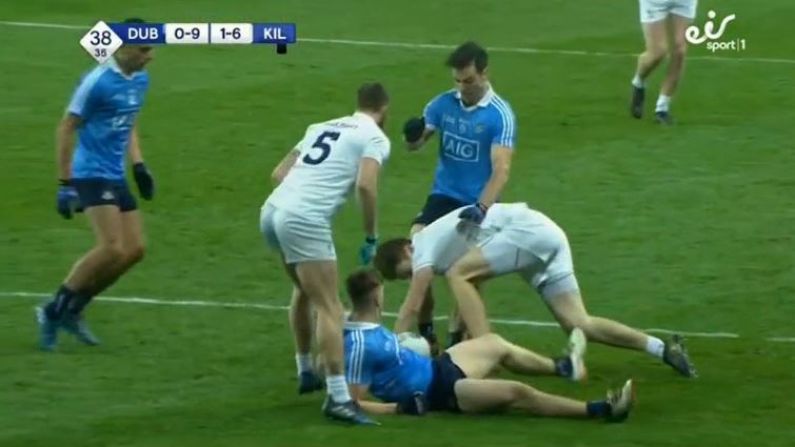 Cian O'Neill Accuses Dublin Of 'Cynical' Hit On Star Kildare Midfielder