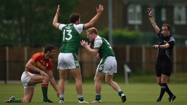 Carlow Player Slams "Lack Of Respect" Over Ruislip Officiating Farce