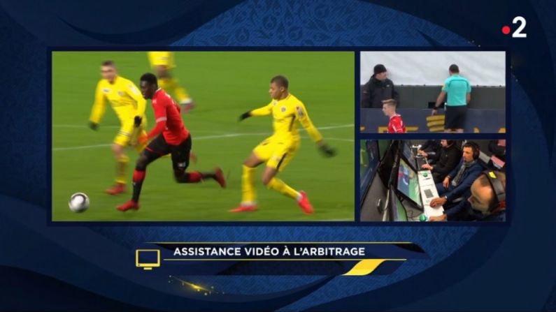 Watch: PSG's Kylian Mbappé Sent Off By VAR For Stamp