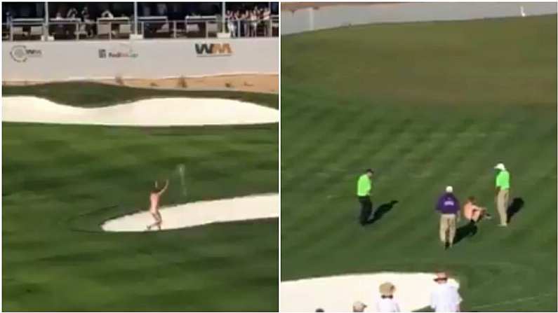 Watch: Streaker Steals The Show At Phoenix Pro-Am