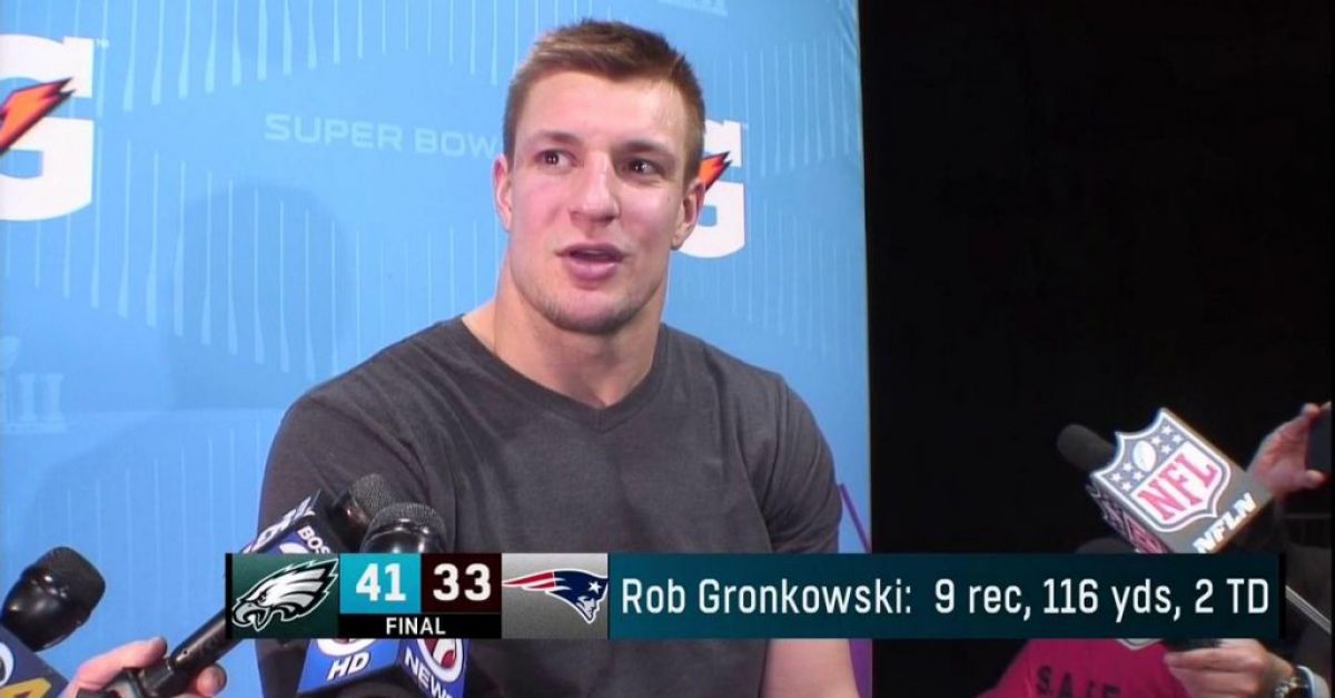 Rob Gronkowski Admits Hes Considering Surprise Retirement From Nfl Ballsie