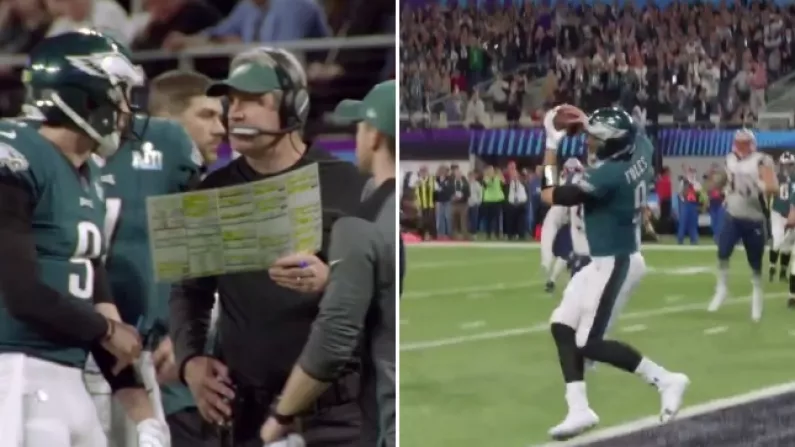 The Behind-The-Scenes Footage Of One Of The Super Bowl's Ballsiest Ever Calls