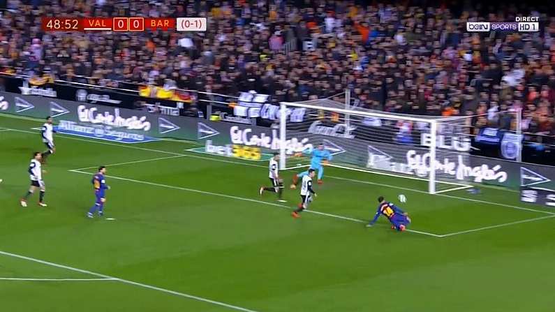 Watch: Coutinho Grabs First Goal For Barcelona After Super Suarez Cross