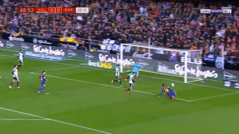 Watch: Coutinho Grabs First Goal For Barcelona After Super Suarez Cross