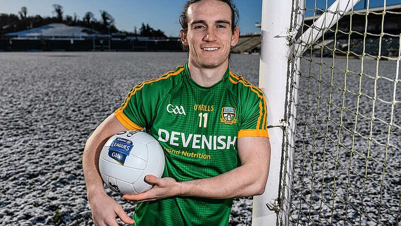 6 February 2018; Cillian OSullivan of Meath during a Cavan v Meath Allianz Football League Division 2 Round 2 Media Event at Kingspan Breffni in Cavan. Photo by Eoin Noonan/Sportsfile