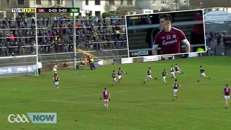 Watch: Galway's Barry McHugh Hits Sensational Goal Against Mayo