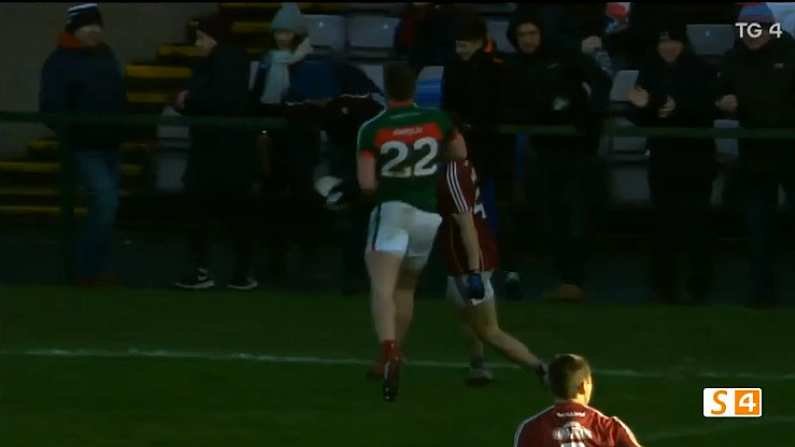 Watch: Cillian O'Connor Sent Off For Reckless Strike As Galway Beat Mayo Again