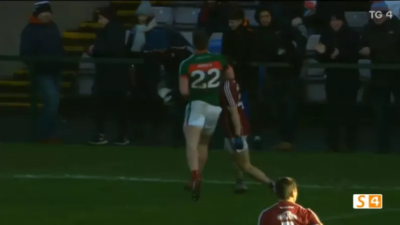 Watch: Cillian O'Connor Sent Off For Reckless Strike As Galway Beat Mayo Again