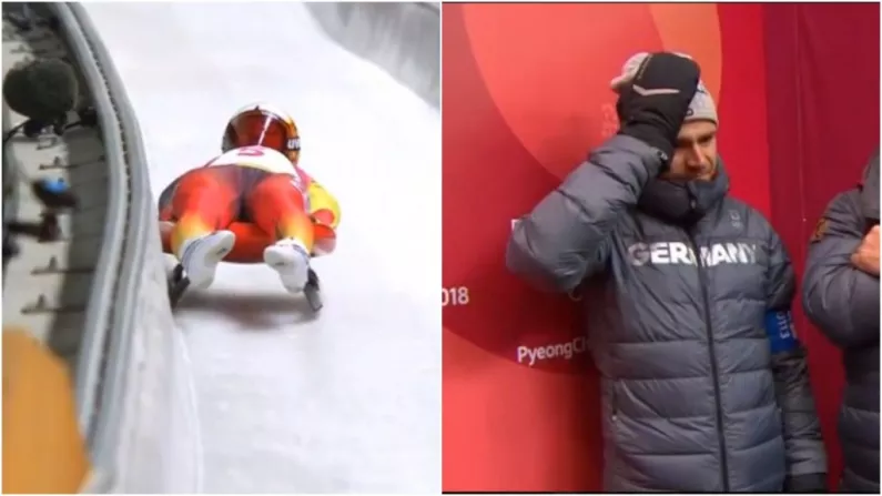 Watch: Drama At The Luge As Red-Hot Favourite Screws-Up In Final For Major Upset