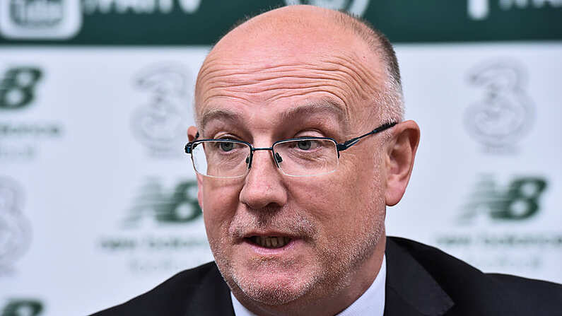 21 July 2017; Fran Gavin, Competition Director, Football Association of Ireland in attendance at the FAI Cup Draw & Press Conference at Springhill Court Conference, Leisure and Spa Hotel in Kilkenny. Photo by Matt Browne/Sportsfile