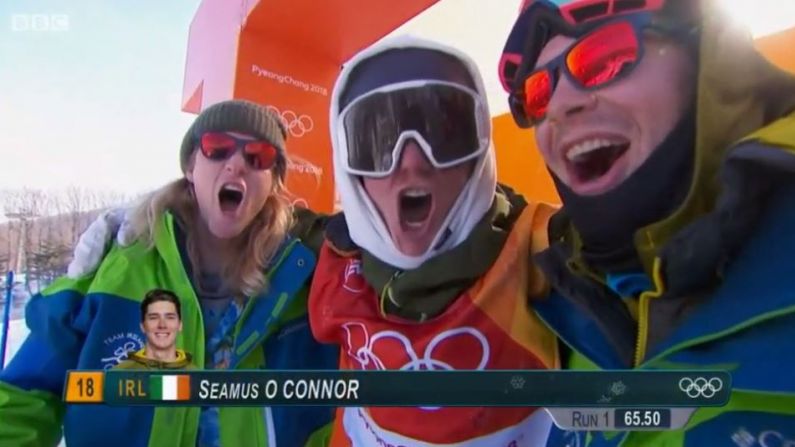 Fall Costs Ireland's Seamus O'Connor Badly In The Half-Pipe At The Winter Olympics
