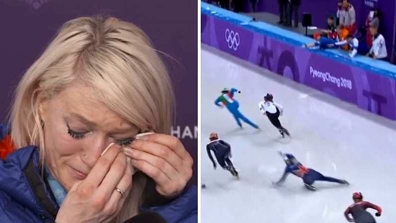 British Skater Gives Heartbreaking Interview After Crashing Out In Olympic Final