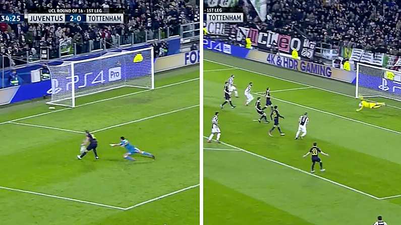 Two Penalties And Three Goals In A Thrilling First Half Between Spurs And Juve