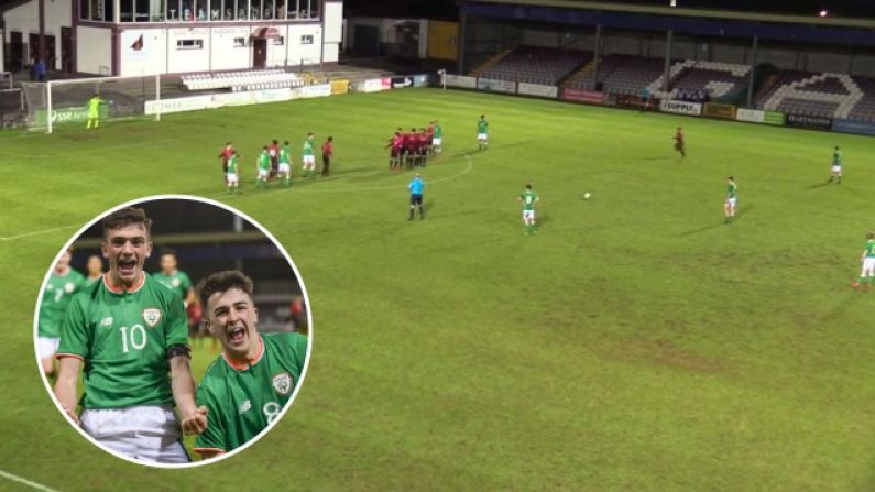 Watch: Ireland U17s Grab Draw With Sensational Injury Time Free Kick