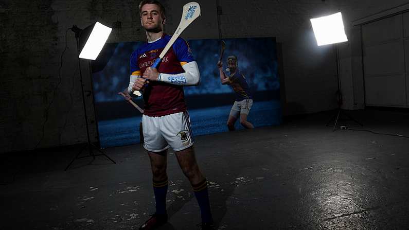 9 January 2018; UL and Tipperary hurler John McGrath teamed up with Electric Ireland today to launch its First Class Rivals campaign in support of Electric Irelands sponsorship of the Higher Education Championships. The campaign celebrates the unique trait of these historic GAA competitions that sees team composition, unlike in club and county Championships, determined by place of learning not place of birth allowing traditional rivals to form the most unexpected of alliances. Photo by Ramsey Cardy/Sportsfile