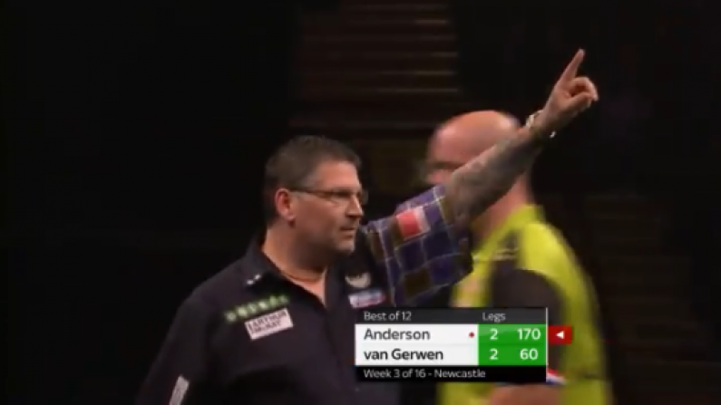 Watch: Gary Anderson Hits Incredible 170 Checkout v Michael van Gerwen