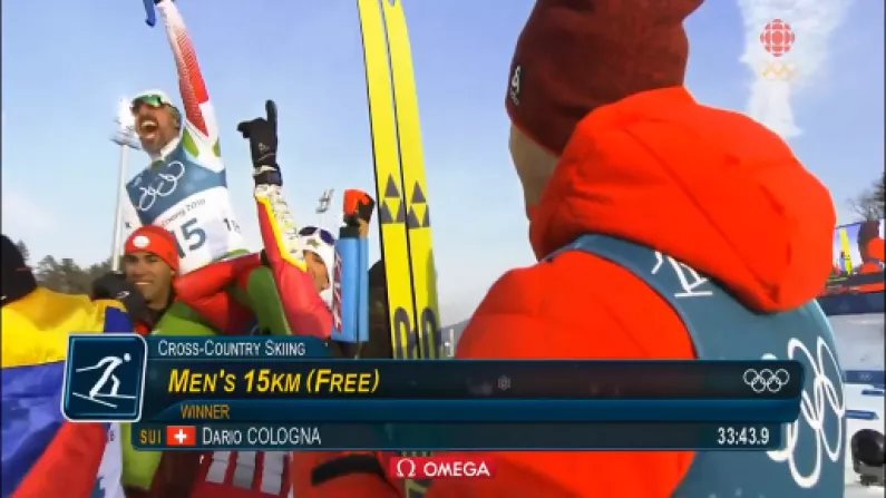 Watch: Mexican Skier Lifted Up By Competitors Despite Coming Last