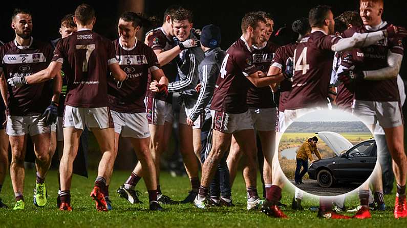 NUIG Players Play The Good Samaritan Ahead Of Sigerson Cup Final