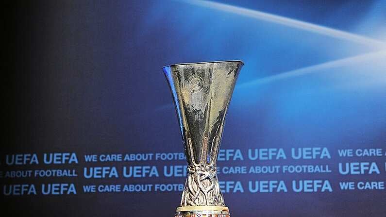 21 June 2010; The UEFA Europa League trophy. UEFA Headquarters, Nyon, Switzerland. Picture credit: Stephen McCarthy / SPORTSFILE