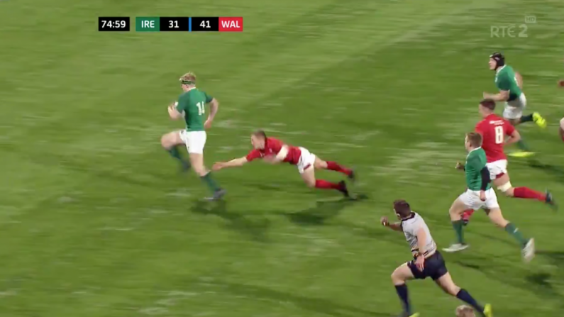 Tommy O'Brien Scores Stunning Try As U20s Pipped By Wales