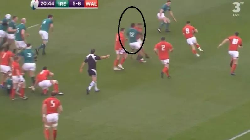 Watch: Was Bundee Aki Taken Out Before The First Welsh Try?
