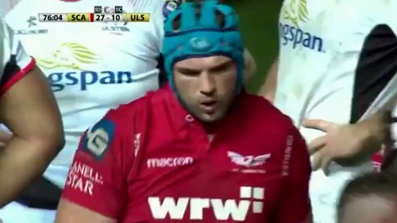 Tadhg Beirne Shows Monstrous Strength To Score Scarlets Bonus Point Try