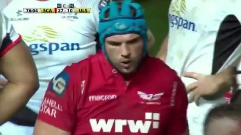 Tadhg Beirne Shows Monstrous Strength To Score Scarlets Bonus Point Try