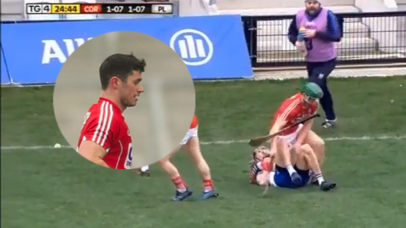 Cork's Séamus Harnedy Sent Off For Vicious-Looking Knee-Drop