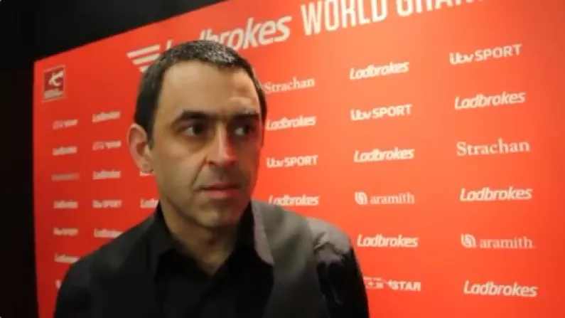 Watch: Ronnie O'Sullivan Goes Down Unusual Route In Explaining Win