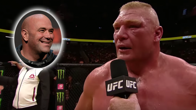 Dana White Has Positive Update On Brock Lesnar's UFC Return