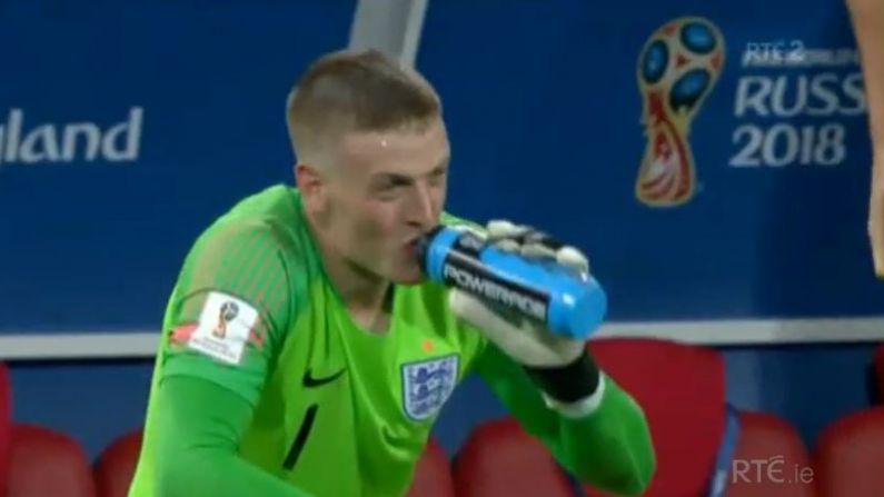 Water Bottle Tactic Paid Off For Jordan Pickford In Penalty Shootout