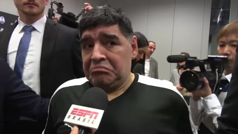 Diego Maradona Offers Groveling Apology To FIFA After Outburst