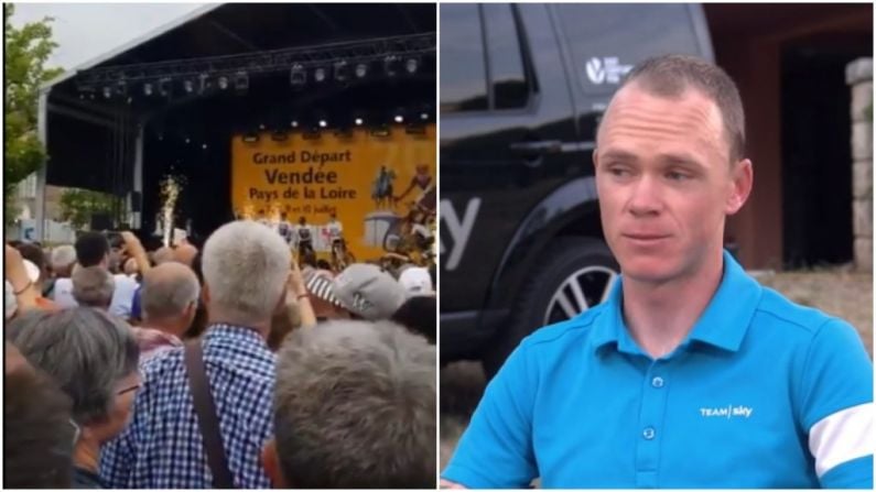 Watch: Chris Froome & Team Sky Booed At Tour De France Ceremony