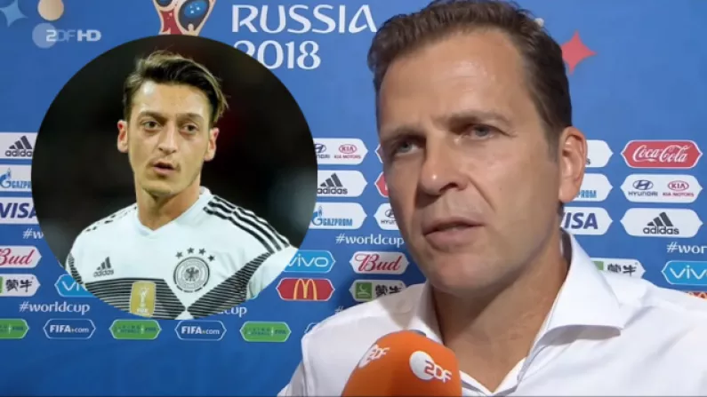 German Team Manager Admits Ozil 'Should Not Have Come To World Cup'