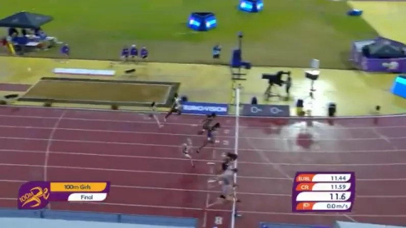 European 100 M Final Decided By The Most Incredibly Small Margin