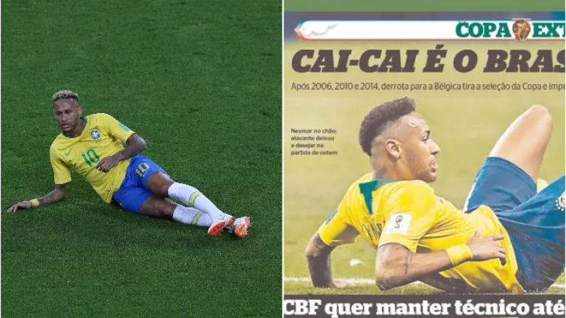 Brazilian Media Start To Turn On Neymar After World Cup Exit