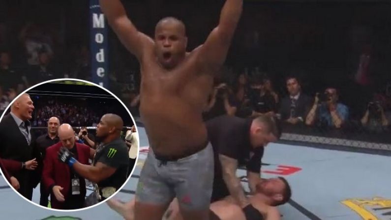 Cormier KO's Miocic To Become UFC's Second Ever Two-Weight Champion