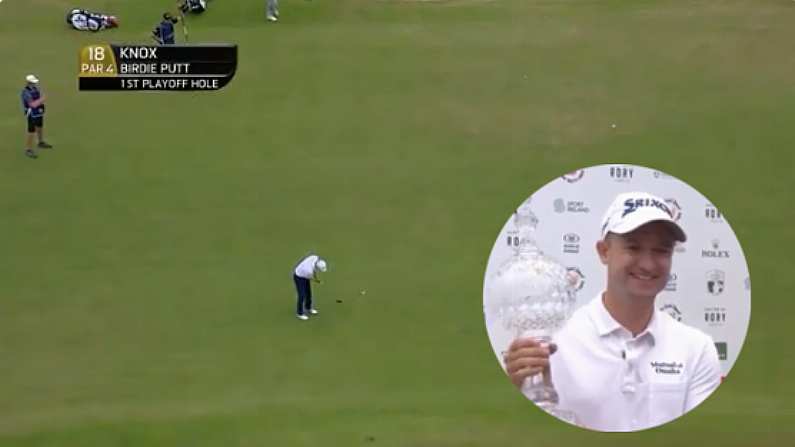 Watch: Scotland's Russell Knox Sinks Monster Putt To Win Irish Open