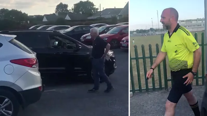 Watch: Junior Match Stopped So Referee Can Put Handbrake On Car