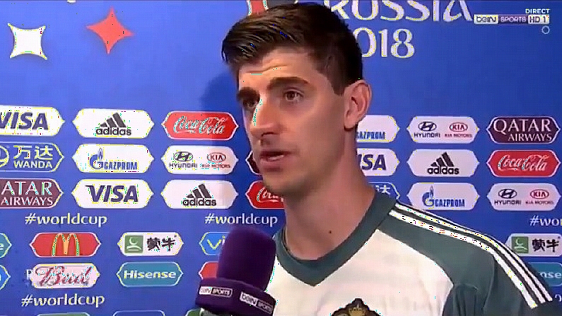 Courtois And Hazard Bitter About How France Won World Cup Semi-Final