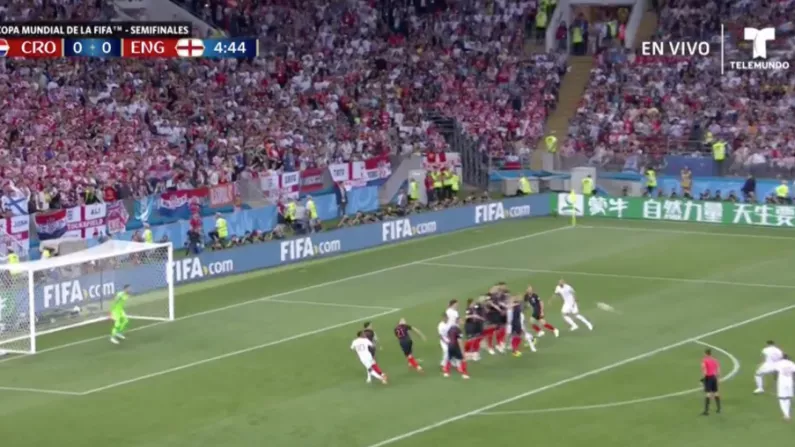 Watch: Great Kieran Trippier Free Kick Gives England The Lead Against Croatia