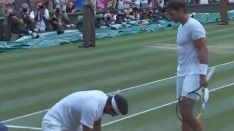 Watch: Incredible Moment Of Sportsmanship As Nadal Scrapes Into Wimbledon Semi