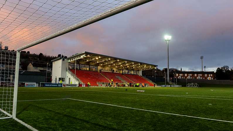 12 March 2018; A general view of the newly refurbished Brandywell Stadium prior to the SSE Airtricity League Premier Division match between Derry City and Limerick at the Brandywell Stadium in Derry. Photo by Oliver McVeigh/Sportsfile