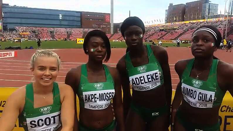 Watch: Irish 4x100 Team Storm To World Final With Electric Heat Win