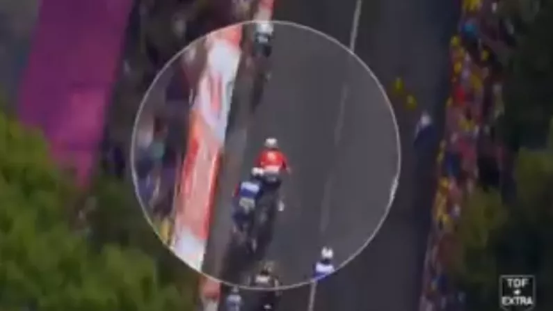 Watch: Controversial Tour De France Clash As Gaviria Accused Of Headbutt Mid-Race