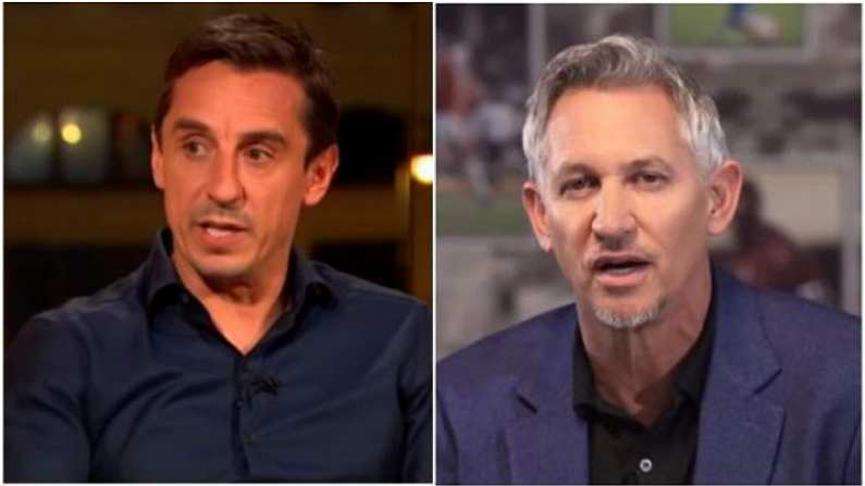 Lineker Defends "It's Coming Home" And Neville Hits Out At "Disrespectful" Suker In Row Over English Arrogance