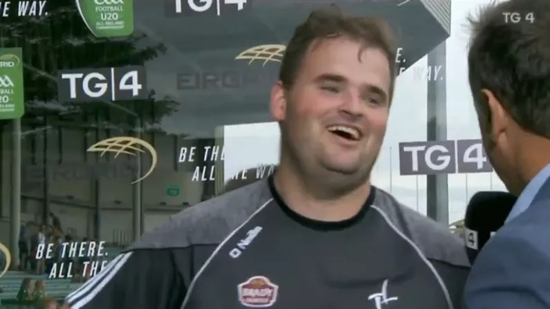 Kildare U20 Manager Gives Joyous TG4 Interview After Beating Kerry